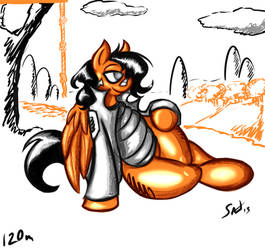 Chilling Out by grayscalerain