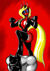 Madame Scarlet by grayscalerain