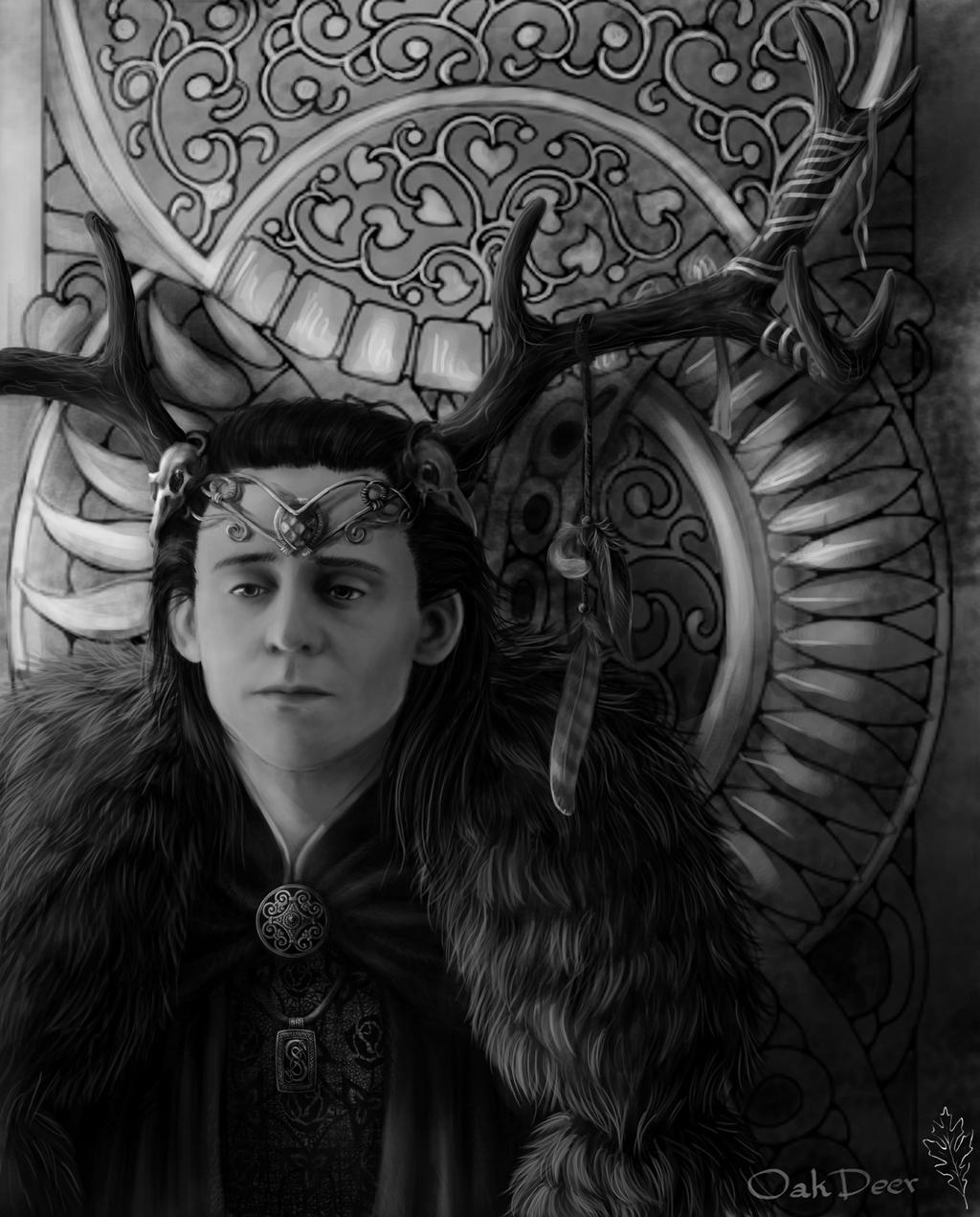Loki in ritual robe