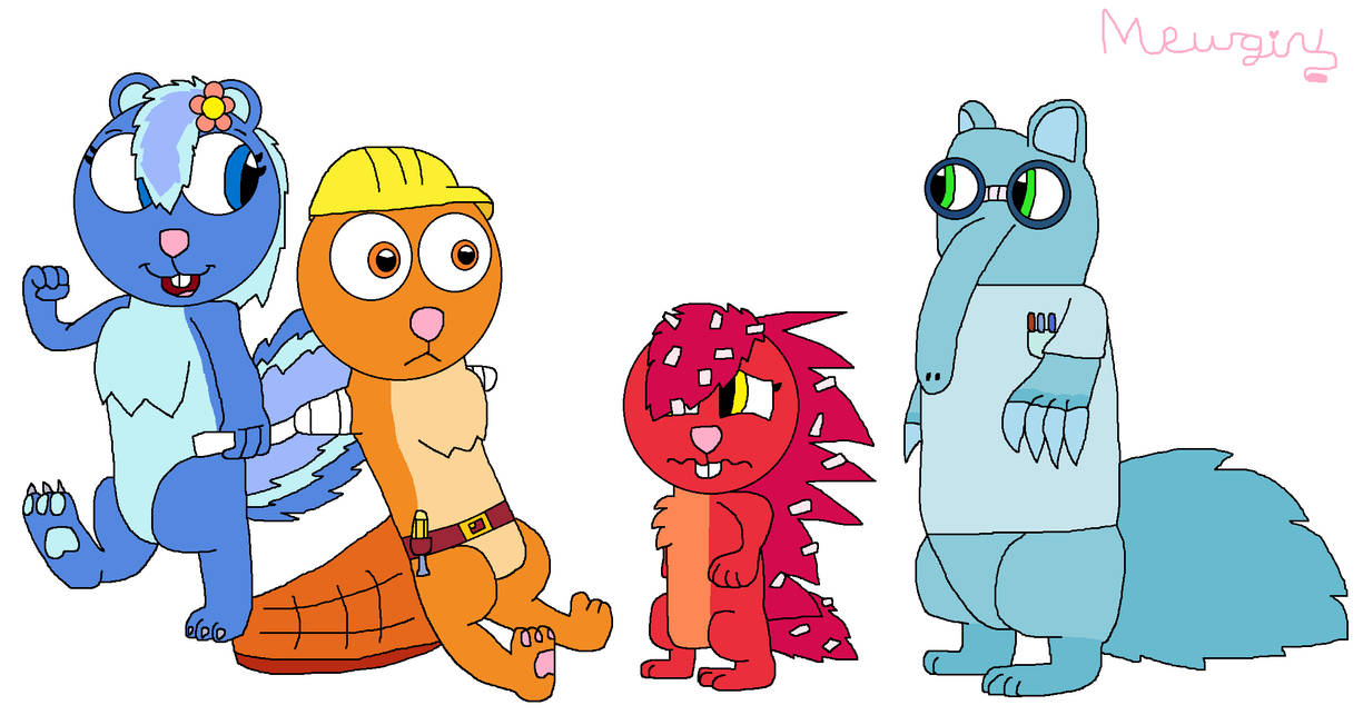 HTF Redesigns 2 by FenneKindleFire on DeviantArt