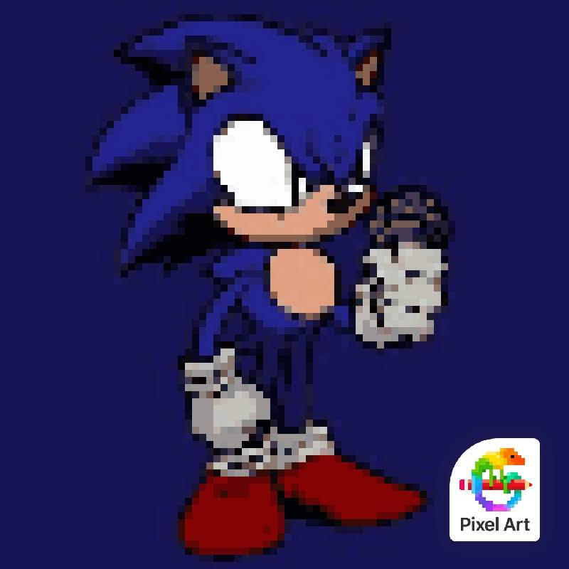 Faker Sonic - medium by Hexbug22002 on DeviantArt