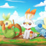 Pokemon - Galar Starters