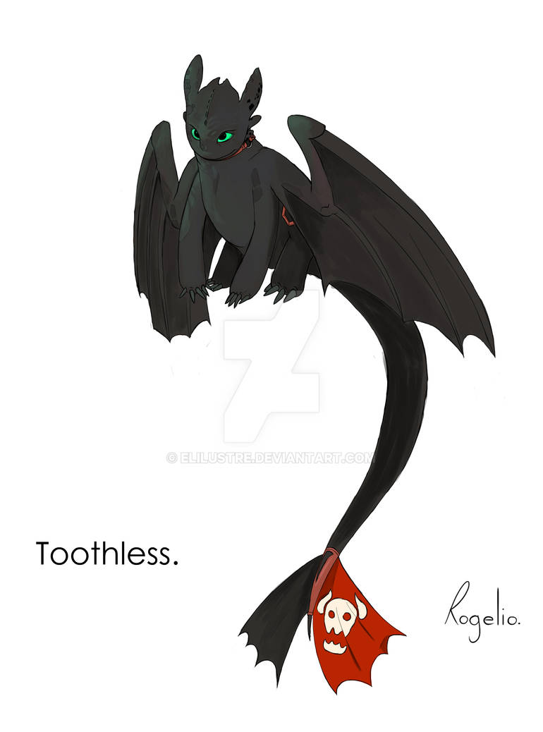Toothless by Elilustre on DeviantArt