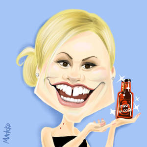 Digital caricature Anna Paquin