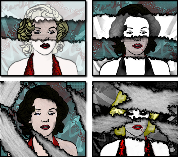 Marilyn Monroe Variations-Vampires and Brunettes