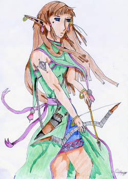 Anime Elf Warrior