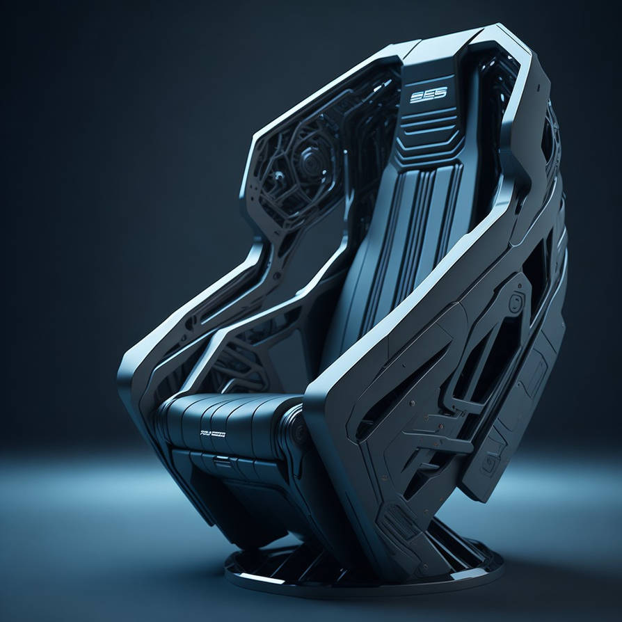 Sci-fi futuristic high-tech chair by Pickgameru on DeviantArt