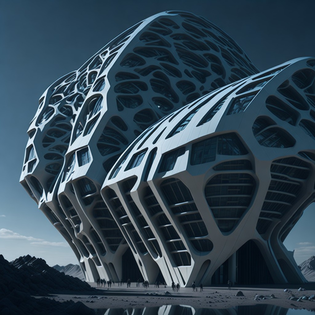 Hight Tech Building Sci-fi futuristic high-tech architecture by Pickgameru on DeviantArt