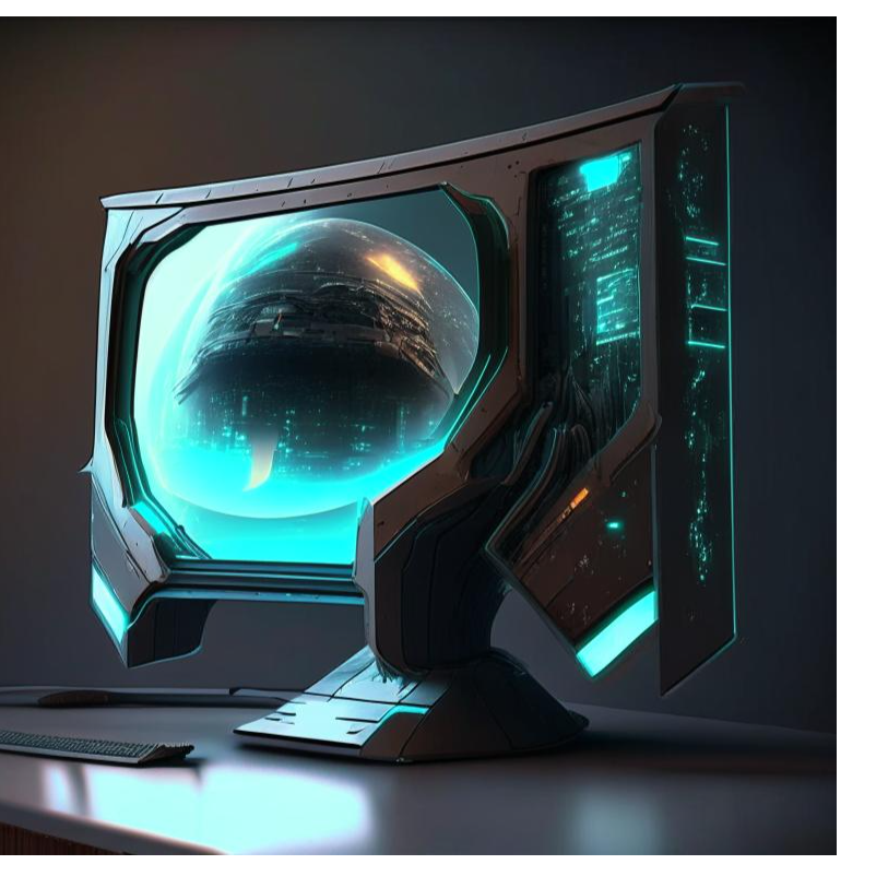 Sci-fi futuristic PC monitor by Pickgameru on DeviantArt