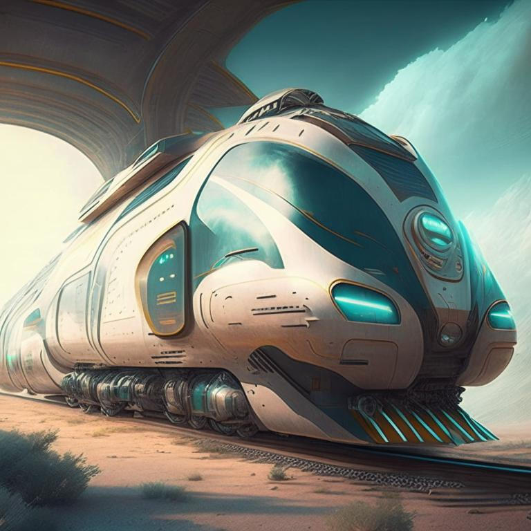 Science Fiction Train Futuristic sci-fi train by Pickgameru on DeviantArt