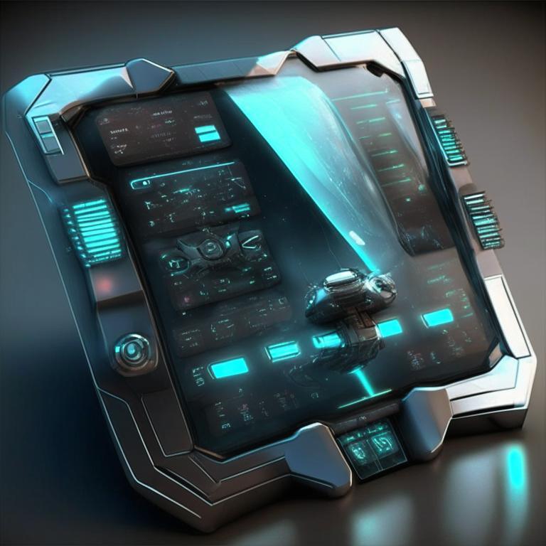 Futuristic sci-fi PC tablet by Pickgameru on DeviantArt