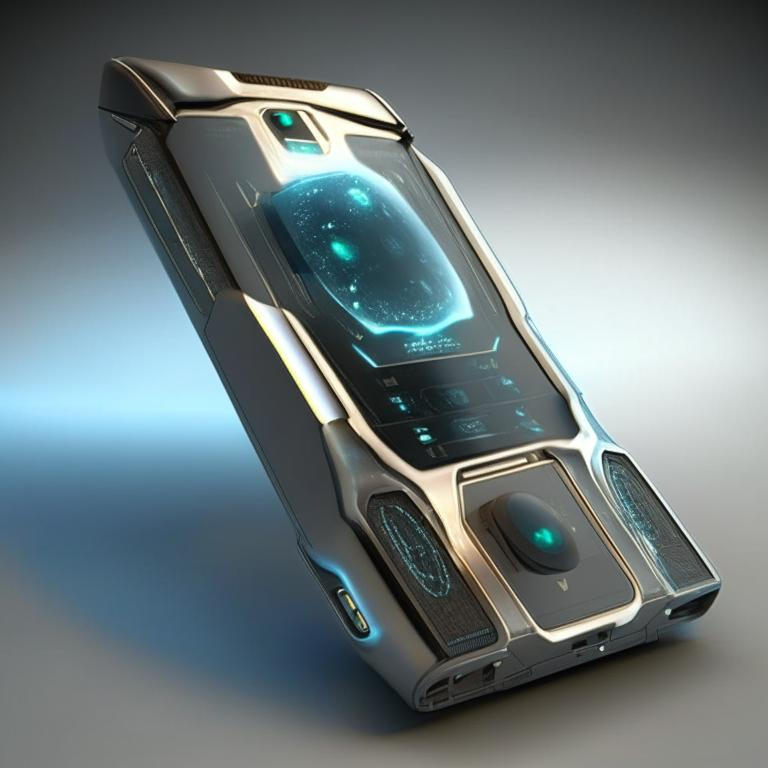 Futuristic sci-fi high-tech smartphone by Pickgameru on DeviantArt