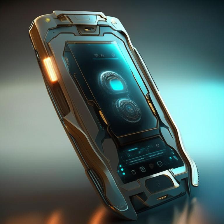 Futuristic sci-fi high-technological smartphone by Pickgameru on DeviantArt