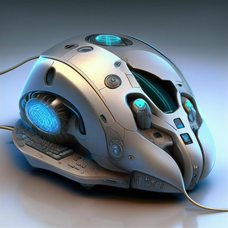 Futuristic sci-fi PC mouse by Pickgameru on DeviantArt