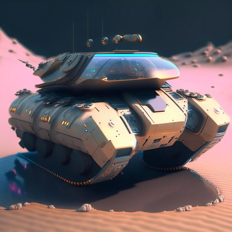 Futuristic sci-fi tank by Pickgameru on DeviantArt