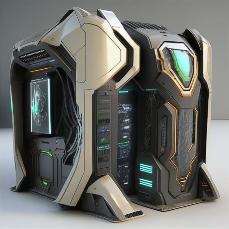 Futuristic PC system unit by Pickgameru on DeviantArt