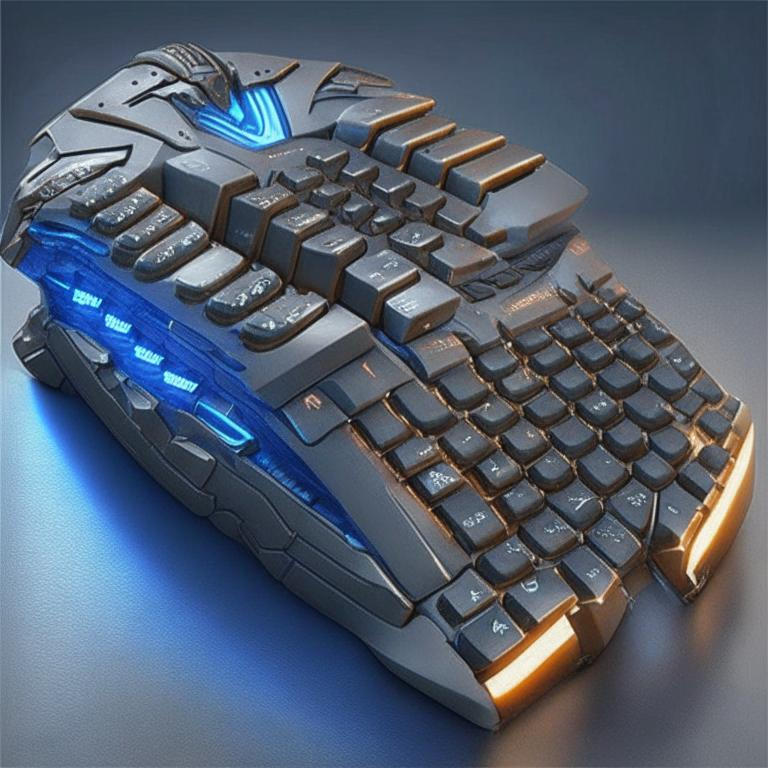 Futuristic PC keyboard by Pickgameru on DeviantArt