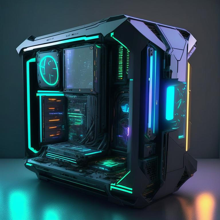 Futuristic PC system unit by Pickgameru on DeviantArt