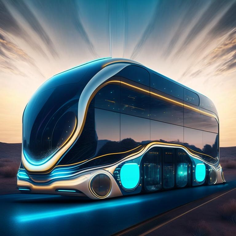 Ufo Bus Futuristic sci-fi bus by Pickgameru on DeviantArt