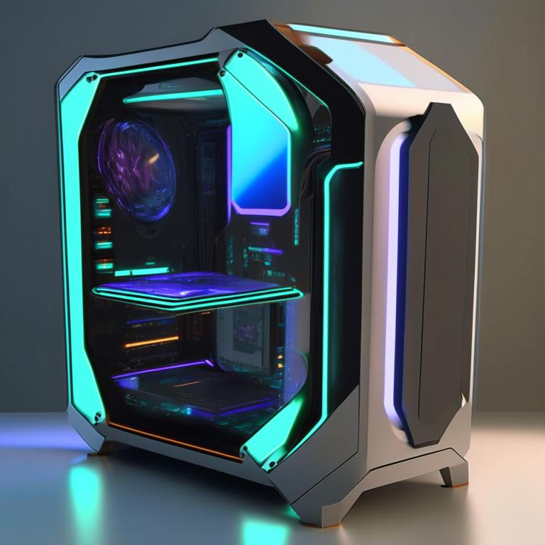 Futuristic sci-fi PC system unit by Pickgameru on DeviantArt