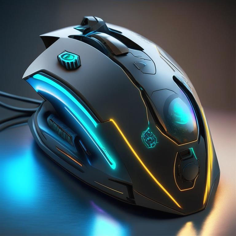 Futuristic sci-fi PC mouse by Pickgameru on DeviantArt