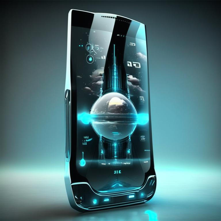 Futuristic sci-fi smartphone by Pickgameru on DeviantArt