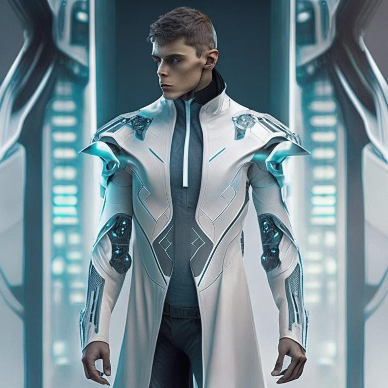 Futuristic sci-fi male clothes by Pickgameru on DeviantArt