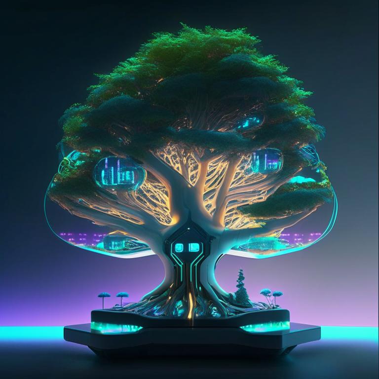 Fictional Tree Design Futuristic sci-fi tree by Pickgameru on DeviantArt