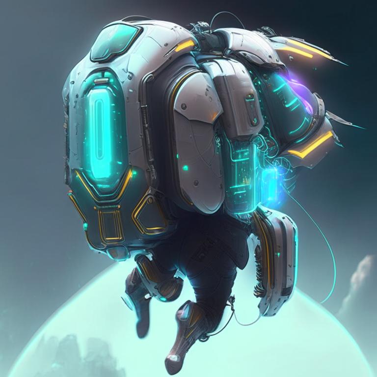 Futuristic sci-fi jetpack by Pickgameru on DeviantArt