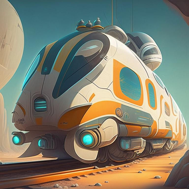 Science Fiction Train Futuristic sci-fi train by Pickgameru on DeviantArt