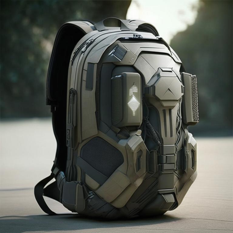 Futuristic sci-fi backpack by Pickgameru on DeviantArt