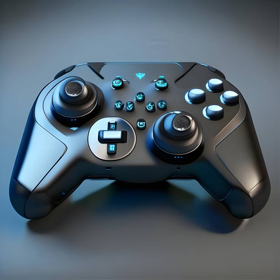 Futuristic sci-fi gamepad by Pickgameru on DeviantArt