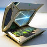 Futuristic laptop