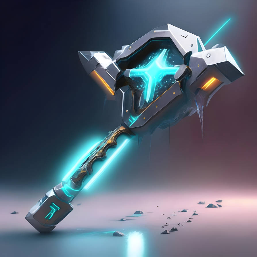 Futuristic pickaxe by Pickgameru on DeviantArt