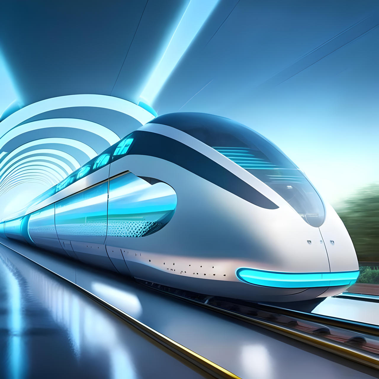 Futuristic train by Pickgameru on DeviantArt