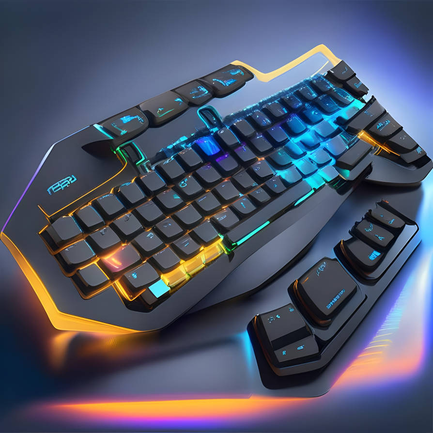 Futuristic PC keyboard by Pickgameru on DeviantArt