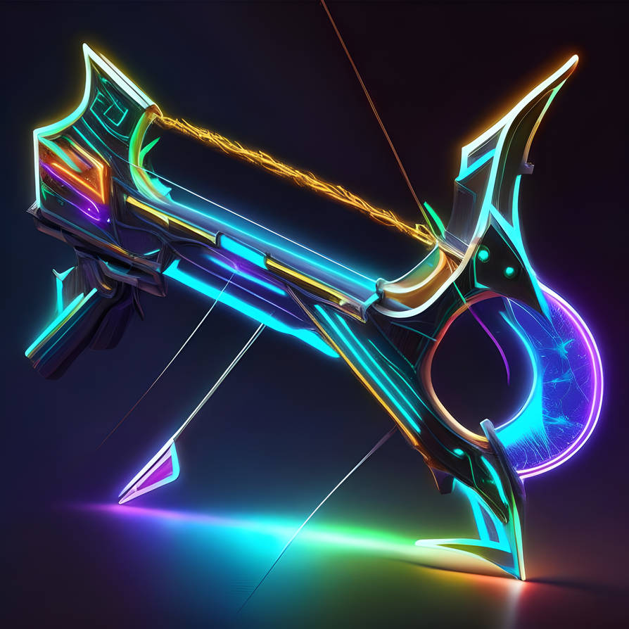 Futuristic bow by Pickgameru on DeviantArt