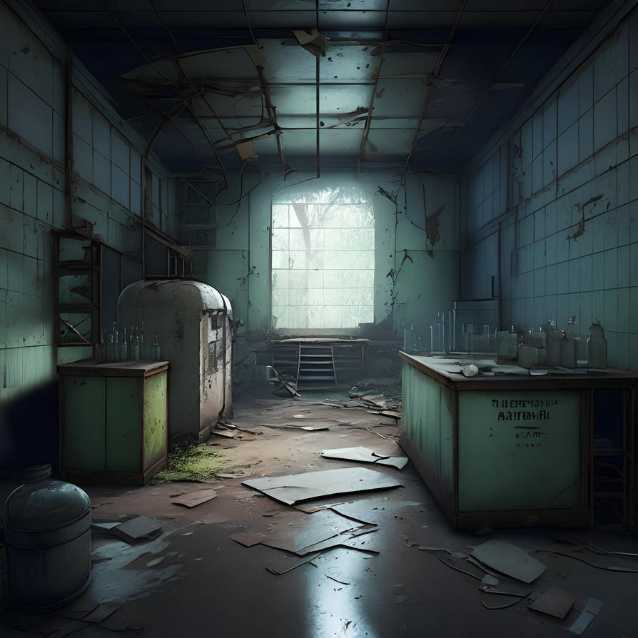 Abandoned laboratory by Pickgameru on DeviantArt