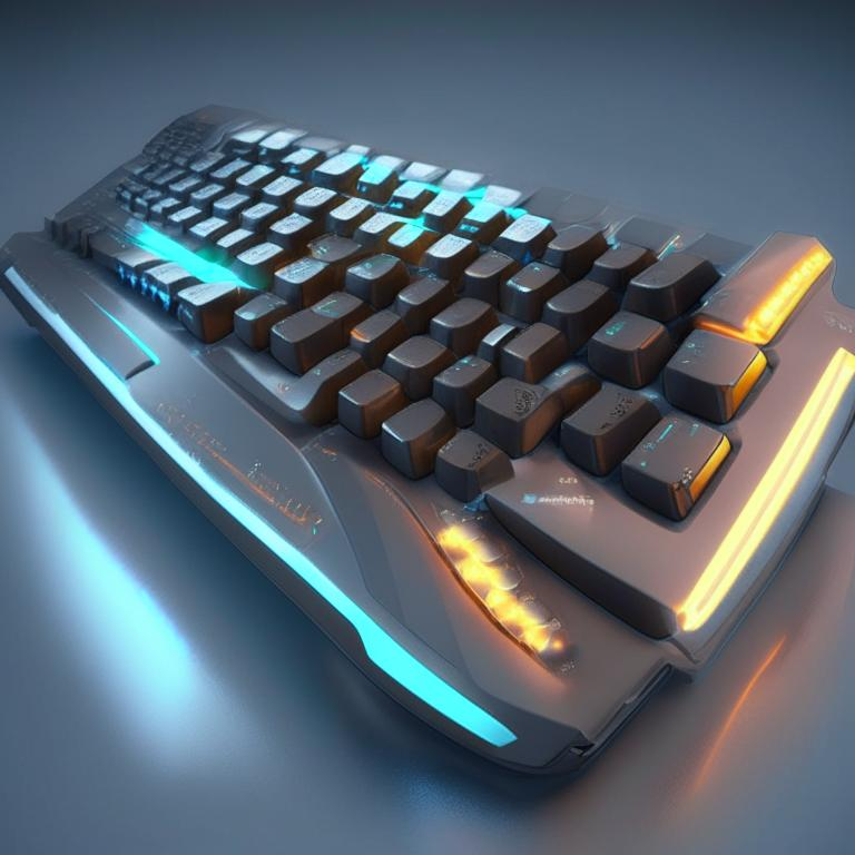 Futuristic PC keyboard by Pickgameru on DeviantArt