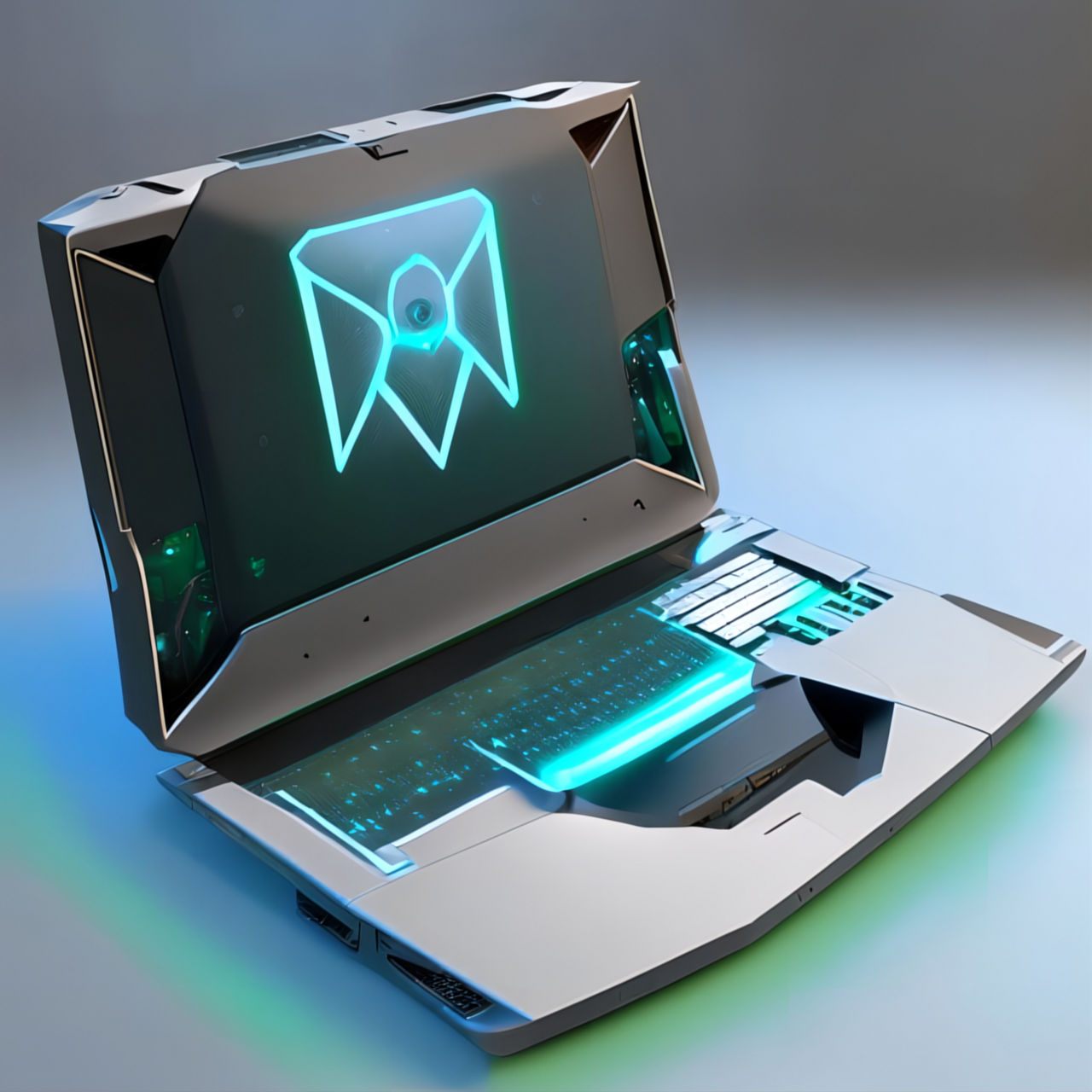 Futuristic Portable Computer Futuristic laptop by Pickgameru on DeviantArt