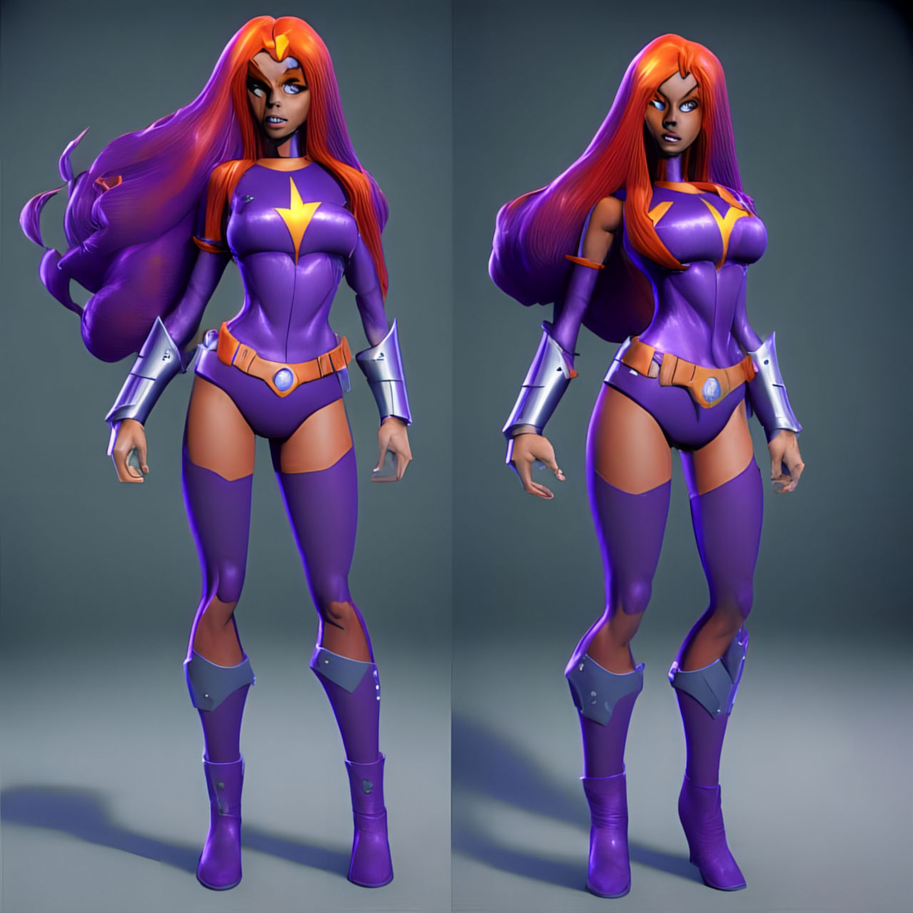 Teen Titans GO! Starfire 3D Model! by Carro1001 on DeviantArt