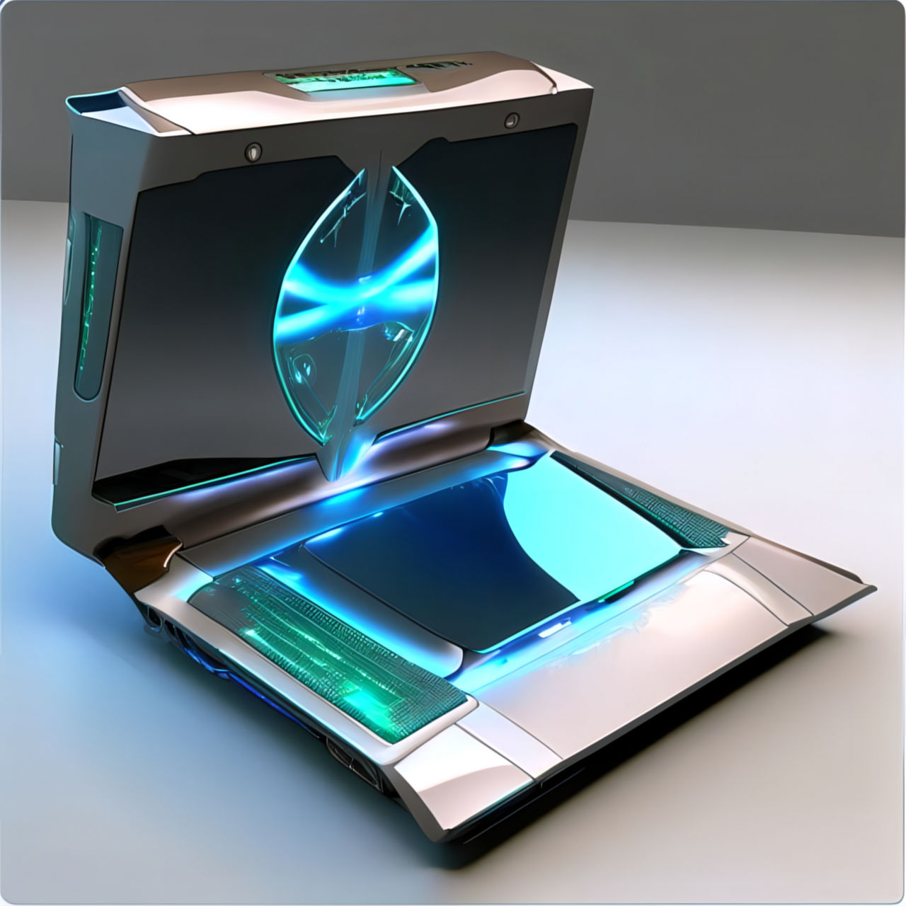 Futuristicc Computer Futuristic laptop by Pickgameru on DeviantArt