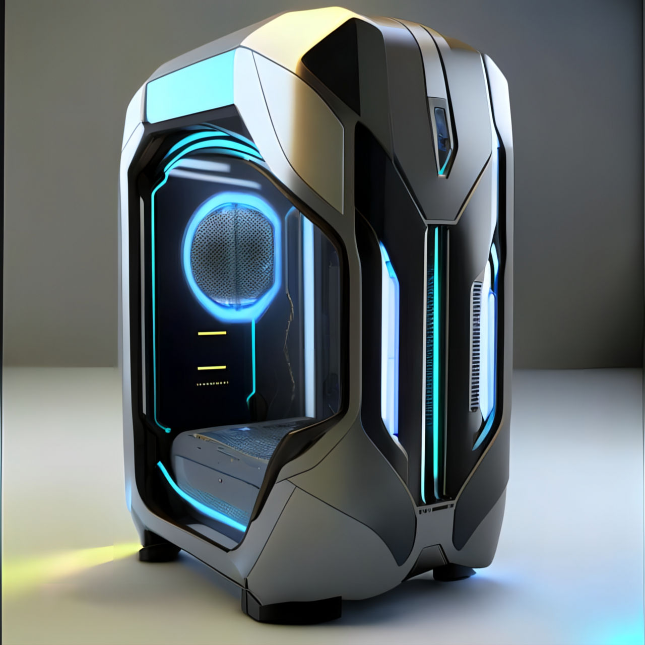 Inphic Computer Case Futuristic PC case by Pickgameru on DeviantArt