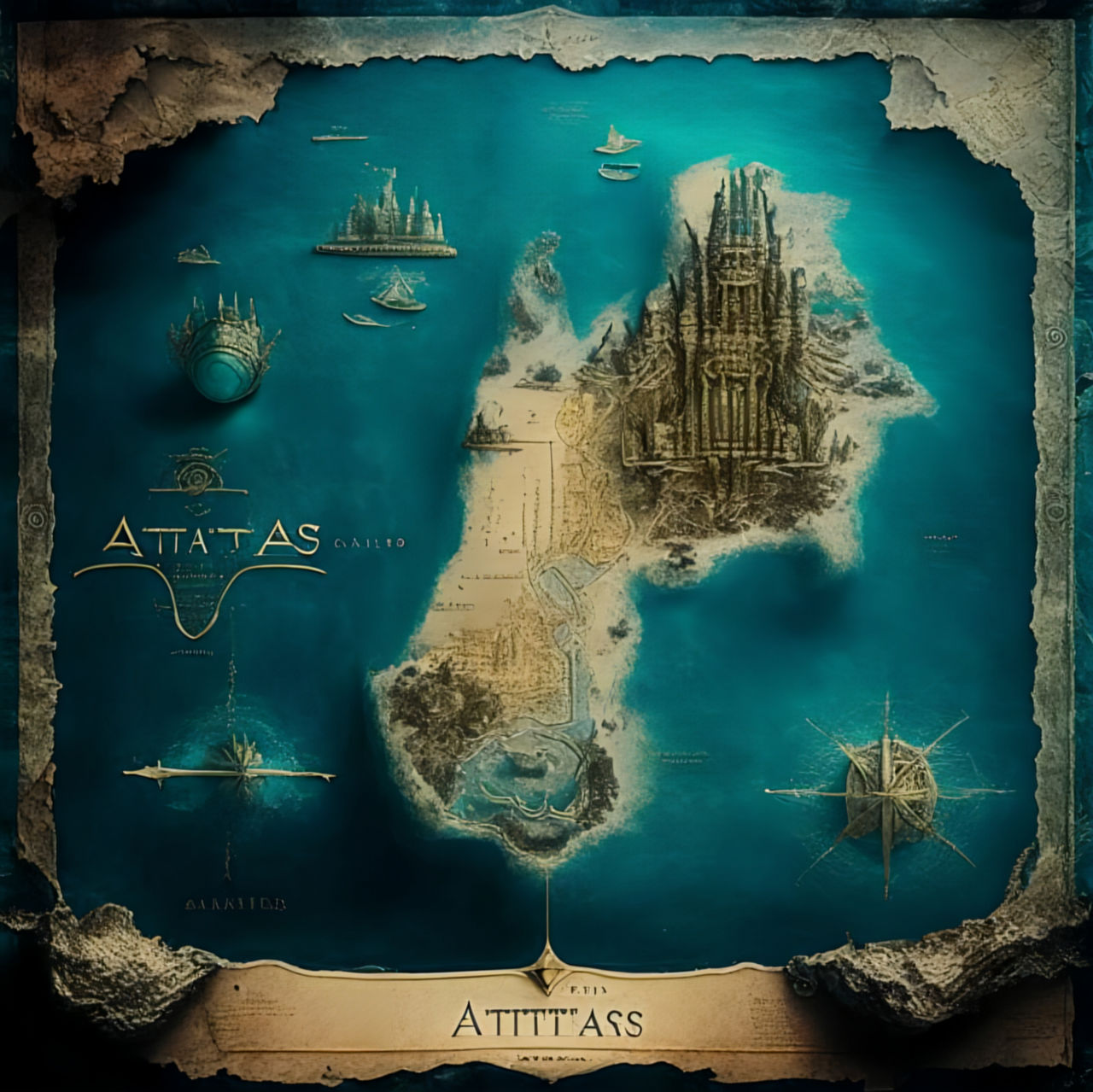 Map Of Atlantis By Pickgameru On DeviantArt map-of-atlantis-by-pickgameru-on-deviantart