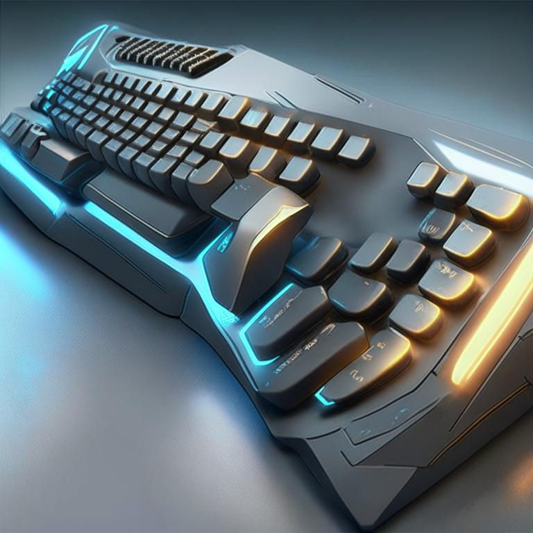 Futuristic PC keyboard by Pickgameru on DeviantArt
