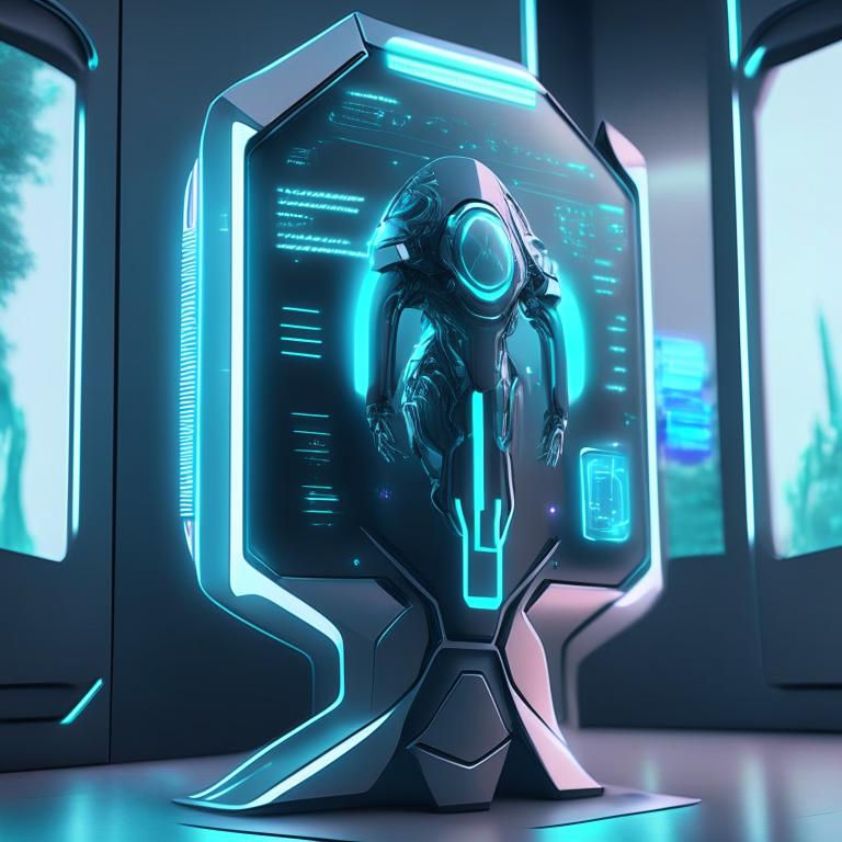 Futuristic PC monitor by Pickgameru on DeviantArt
