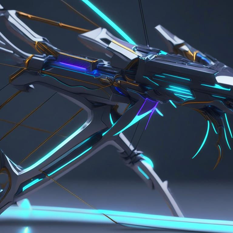 Futuristic bow by Pickgameru on DeviantArt