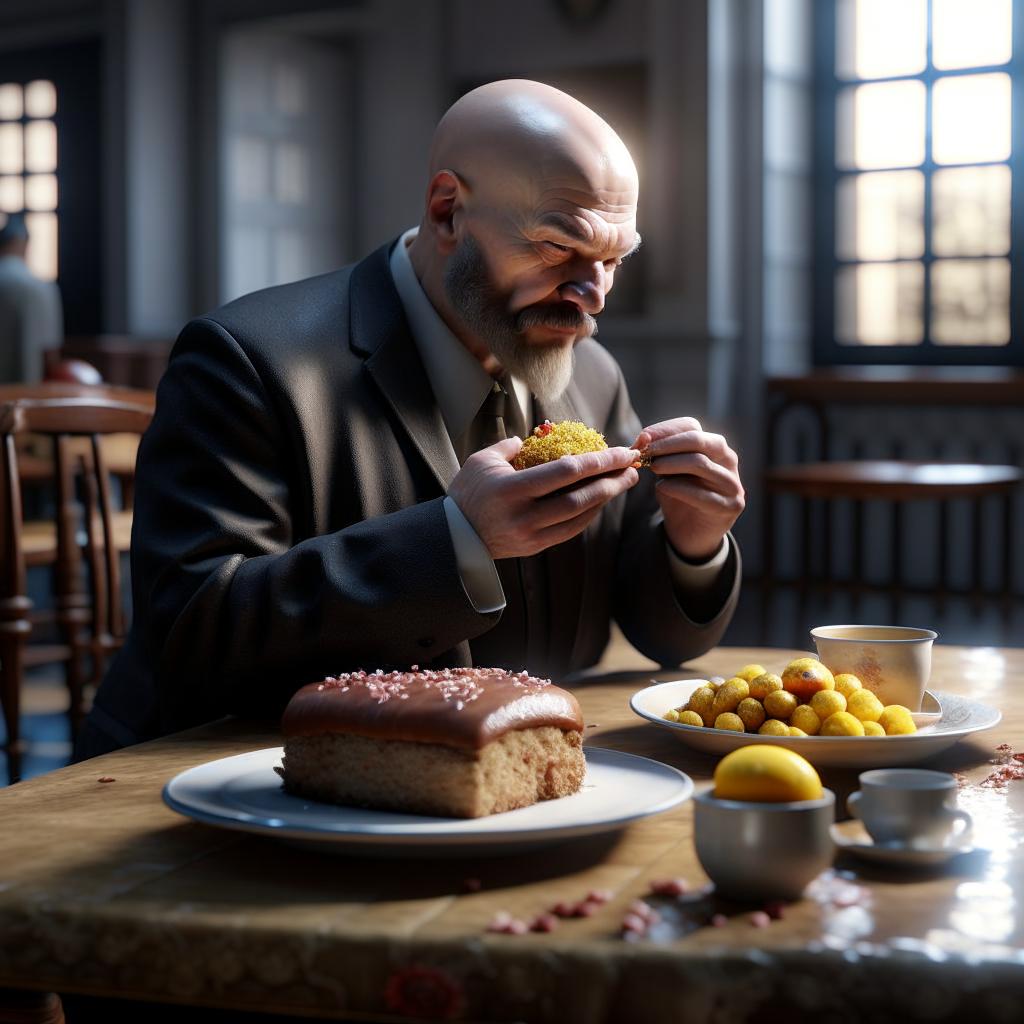Vladimir Lenin eating cake by Pickgameru on DeviantArt