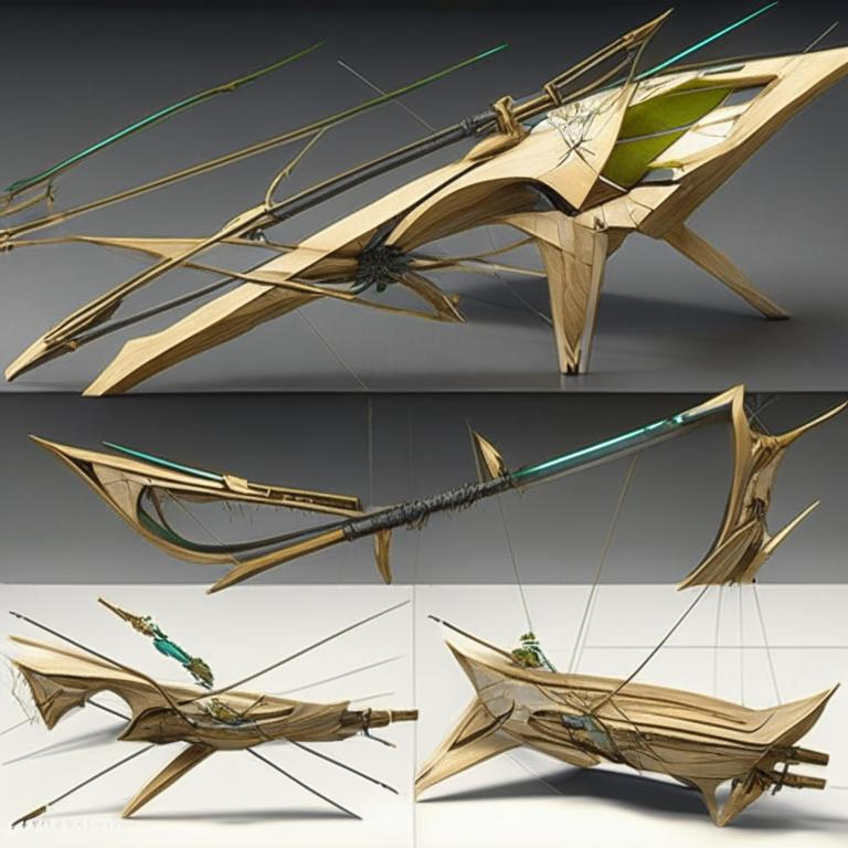 Futuristic bow by Pickgameru on DeviantArt