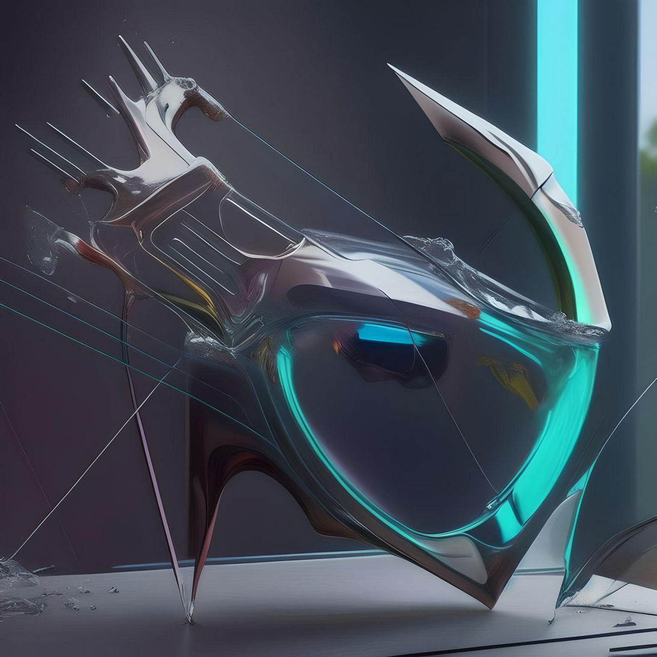 Futuristic bow by Pickgameru on DeviantArt